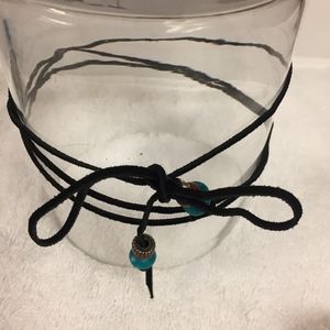 Wrap choker necklace
